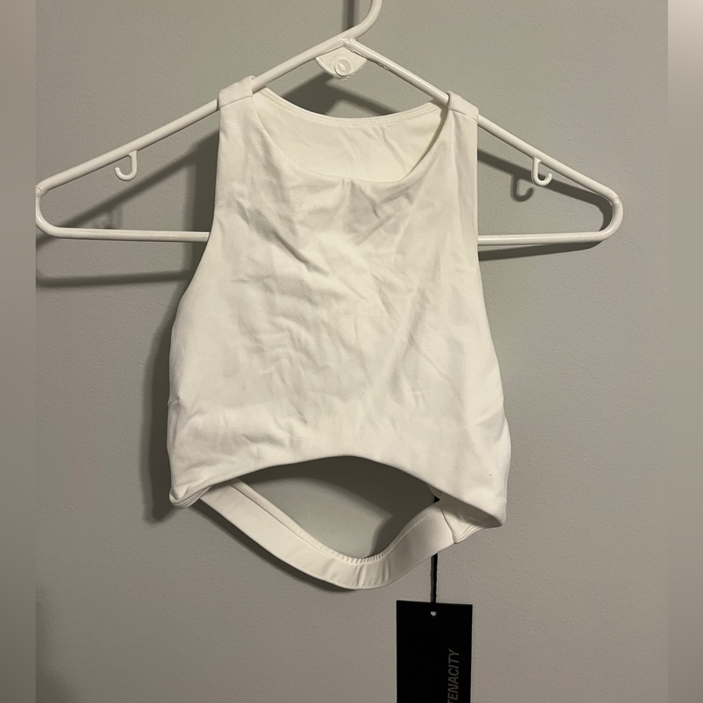Alphalete White Women's Sportsbra